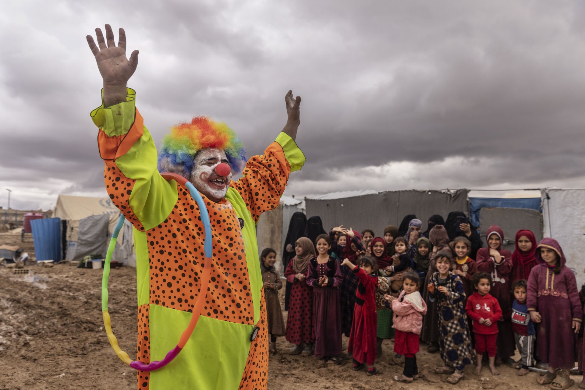 A Rare Distraction for Youngsters at a Syrian Camp Spotlights a Precarious Existence